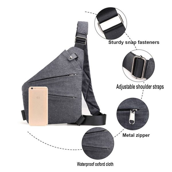 Stylish anti-theft crossbody bag