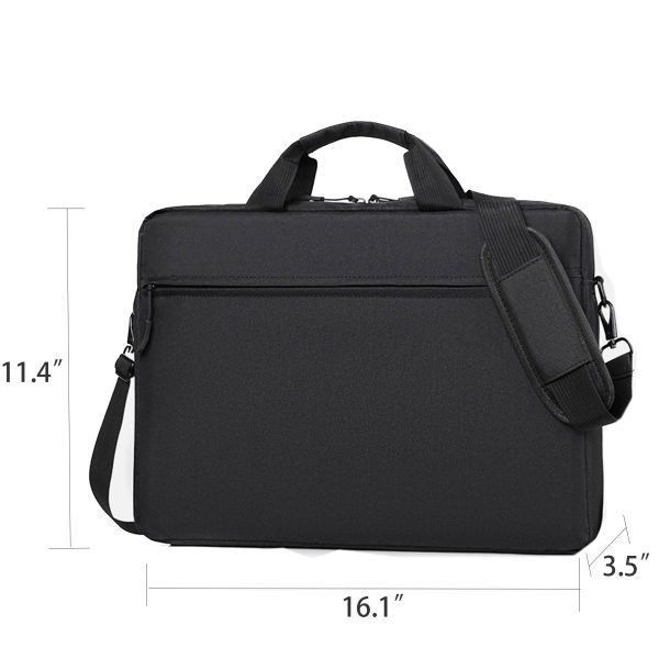 Polyester Laptop Classic Slim Briefcase Crossbody Bag