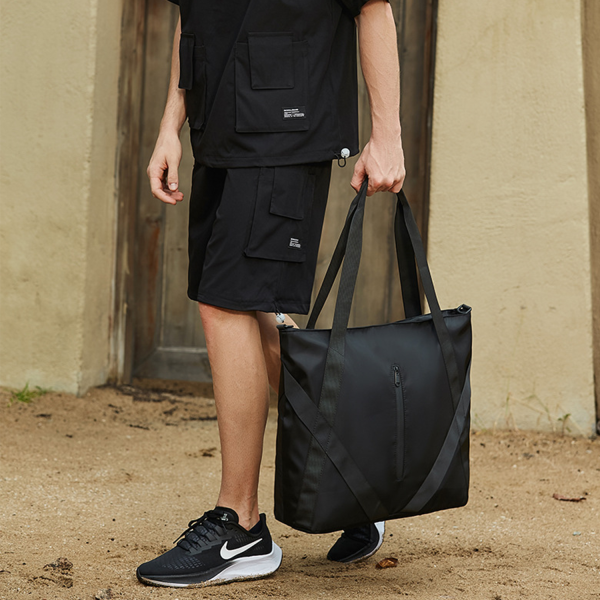 Shoulder Tote Bag with Zipper
