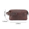 Genuine Leather Clutch for Men Organizer Wrist Bag