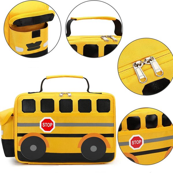 Oxford Yellow School Bus Lunch Bag