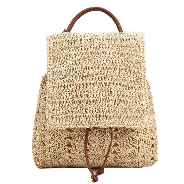 Jute Stylish woven beach backpack