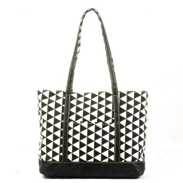 Multicolor Canvas Water-resistant Tote Bag
