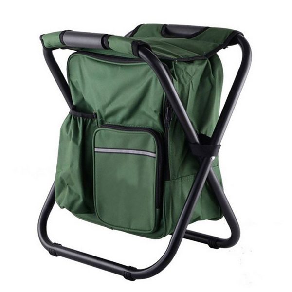 Folding Stools with Portable Backpack Chair Picnic Bag