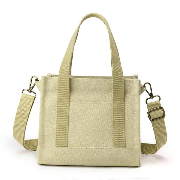 Mini Tote Bag for Women Canvas Crossbody Purse