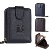 Genuine leather men's organ card bag