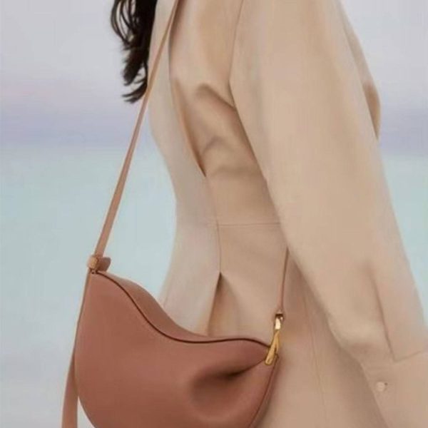 Dermis Genuine Leather Crossbody Shoulder Bag
