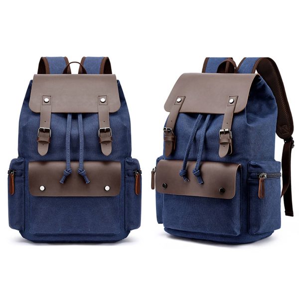 Men‘s Canvas Vintage travel Laptop Backpack