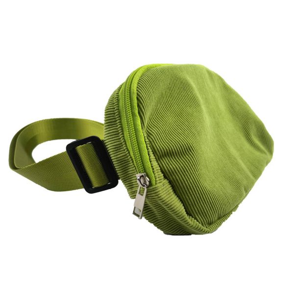 Outdoor Corduroy Fanny Pack Waist Bag