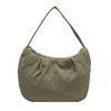 Nylon Wrinkle Candy Underarm Tote Bag