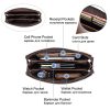 Genuine Leather 8-inch computer Waterproof Messenger Bags