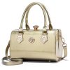 PU Leather Top Handle Crossbody Bag
