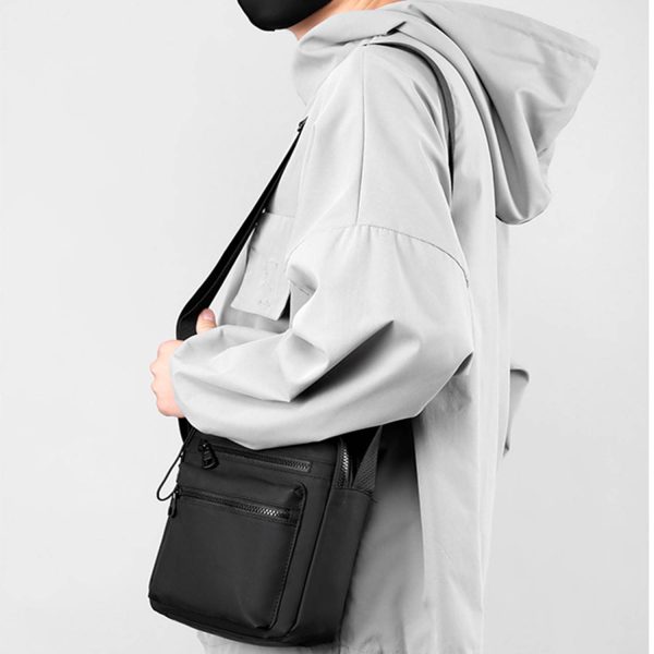 Men'S Waterproof Oxford Cloth Cross-Body Bag