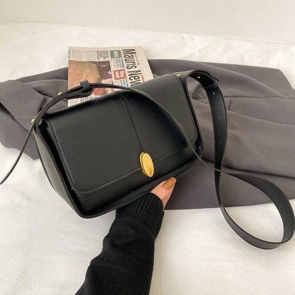 PU Leather Tote Crossbody Bag