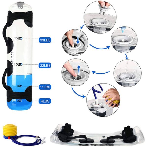 Pvc Water Filled Dumbbell Weight Lifting Bag