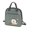 PU Leather Convertible Backpack