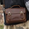 Vintage Leather Messenger Bag
