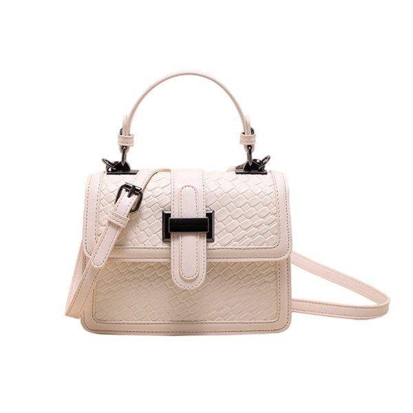 PU Leather Crossbody Bag Solid Color Elegant for Women