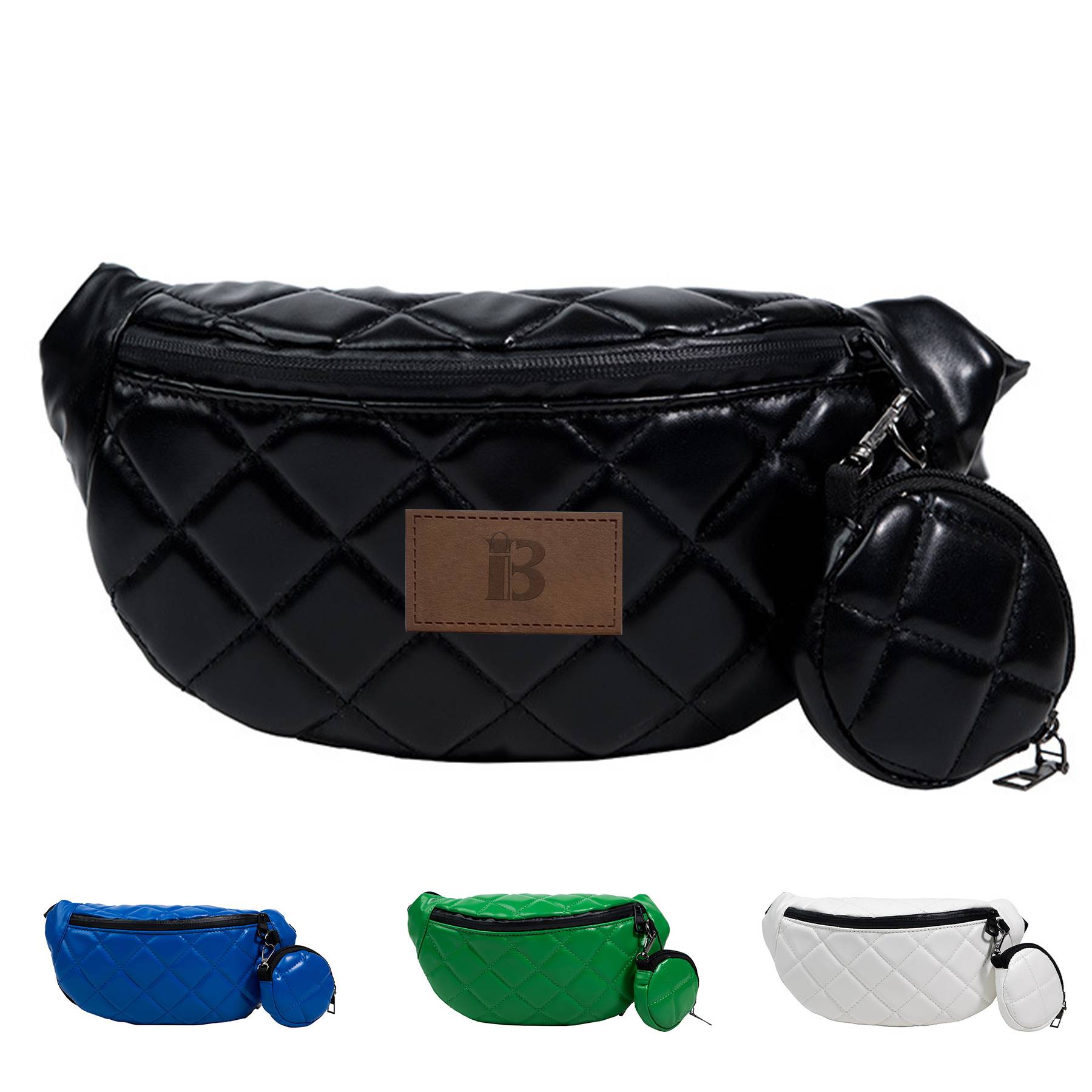 PU Simple And Stylish Rhombus One-shoulder Chest Bag