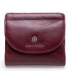 Leather Slim Bifold Purse Card Holder Wallets Women