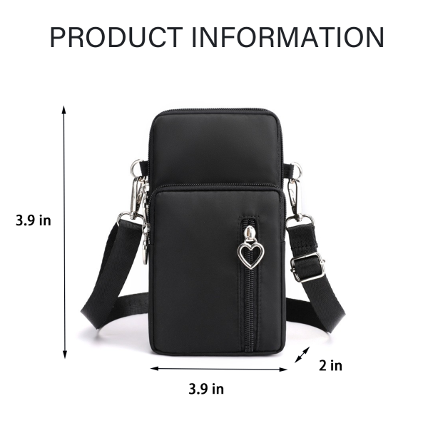Waterproof Nylon Cute Crossbody Cell Phone Purse
