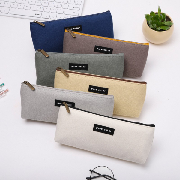 Canvas Pencil Case Bag