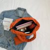 Nylon fluffy tote bag