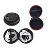 PU Leather Round Ear Bud Case