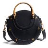 Pu Vintage round Frosted Cross-body bag