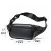 Genuine Leather Fanny Waist Bag Crossbody for Women