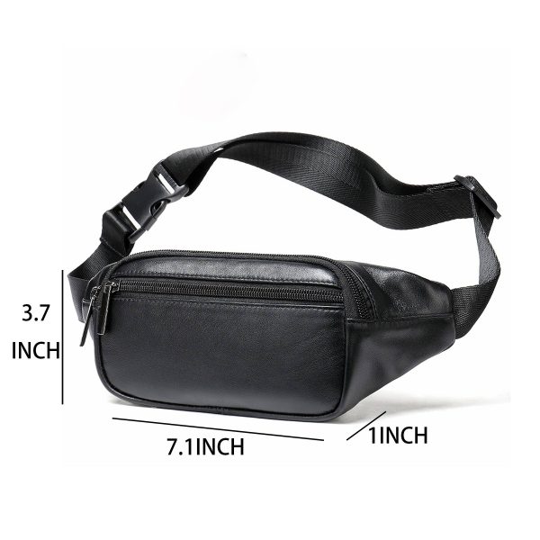 Genuine Leather Fanny Waist Bag Crossbody for Women