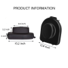 Hat Storage Bag Straps to Suitcase or Carried on Shoulders