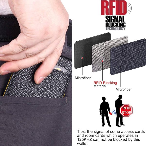 Genuine Leather Men's Ultrathin Anti-theft Wallet