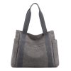 Canvas Multi-pocket Tote bags for women