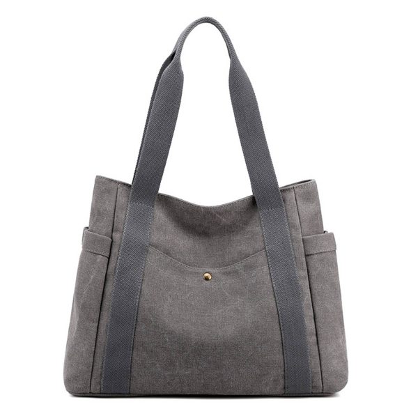Canvas Multi-pocket Tote bags for women