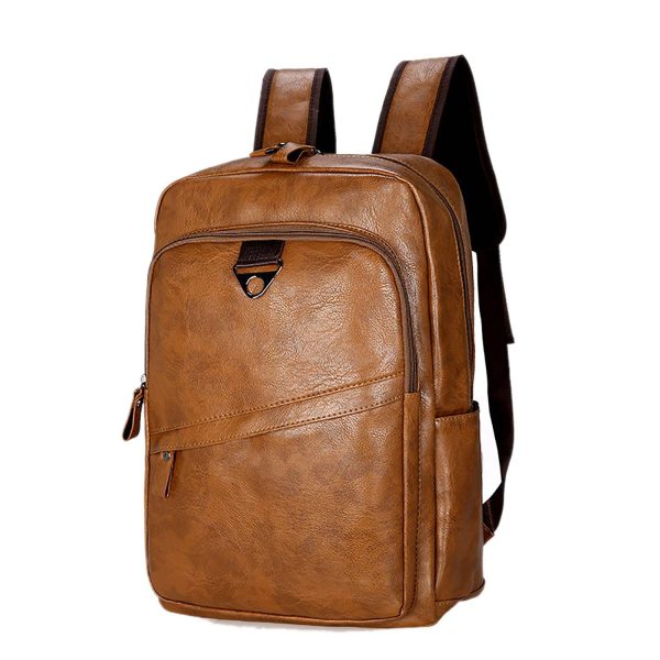 Classic PU Leather Bag for Travel and School