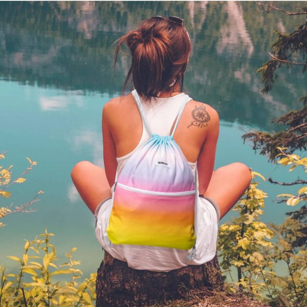 New waterproof drawstring backpack w/ dual shoulders