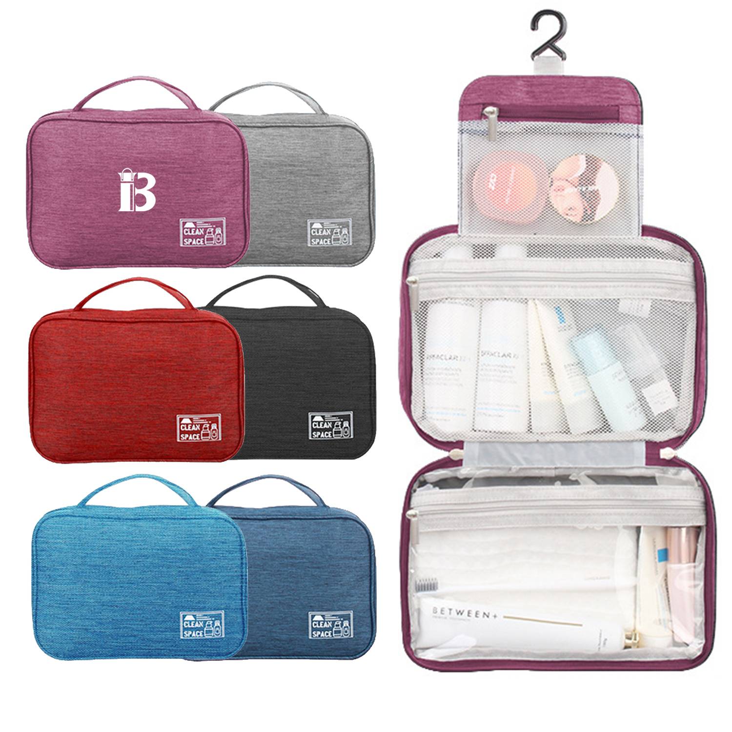 Polyester Travel Toiletry Bag