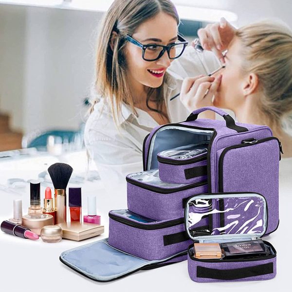 Nylon Multifunctional Travel Makeup Bags