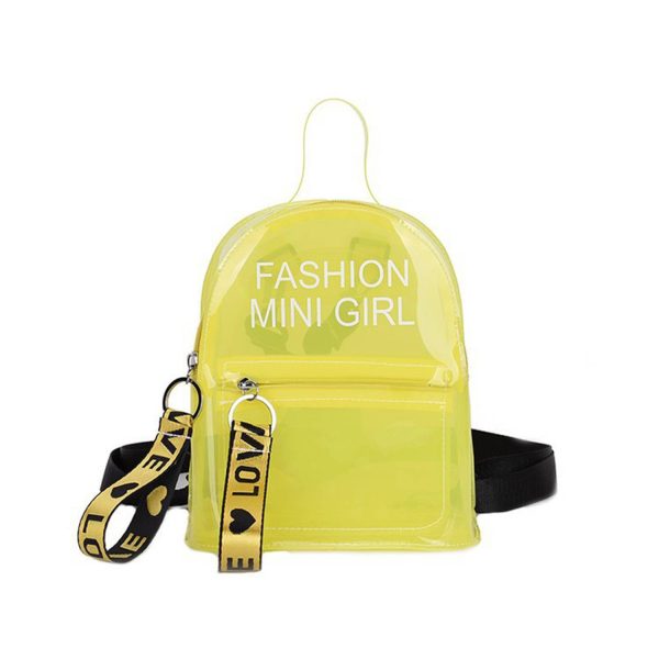 PVC Transparent Small Clear Backpack Waterproof Bag