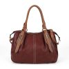 PU leather large Tote Crossbody bag for woman