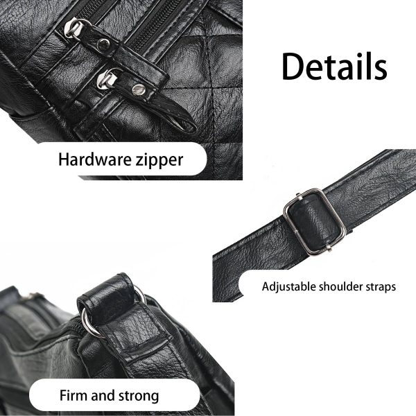 PU Leather soft shoulder cross-body bag