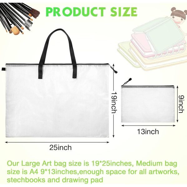 Transparent portable storage bag