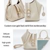 Genuine Leather Simple geometric shoulder cross-body bag