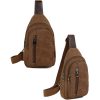 Crossbody Canvas Sling Bag Backpack with Adjustable Strap