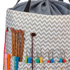 Large Crochet Bag w/ Customized Front Compartment