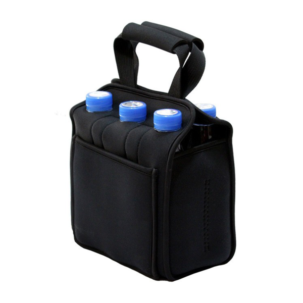Six Pack Neoprene Beverage Tote Bag