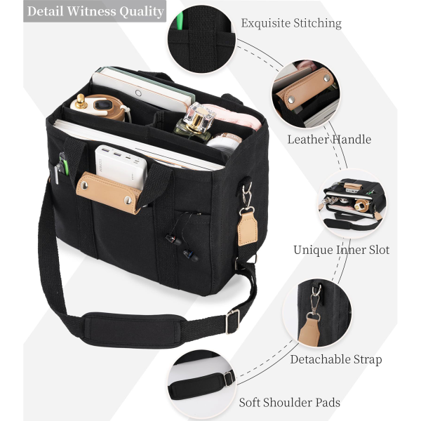 Large Multi Pockets Crossbody Bag
