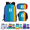 Kids Backpack Set w/ Lunch Bag&Pencil Case