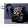 PU soft leather backpack